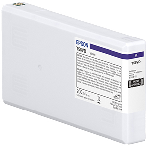 EPSON T55WD Violet Ink Cartridge 200ml