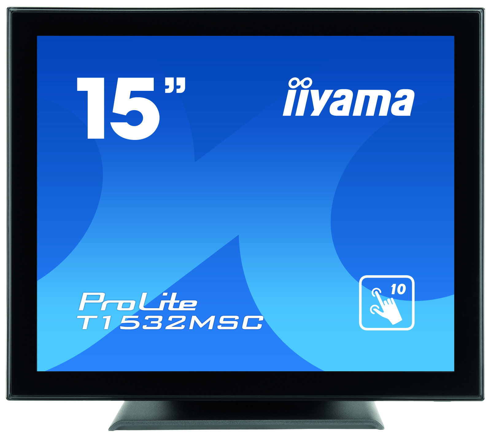 38,0cm/15" (1024x768) iiyama ProLite T1532MSC-B5AG 4:3 TN 8ms HDMI DisplayPort VGA VESA Speaker Touch Black