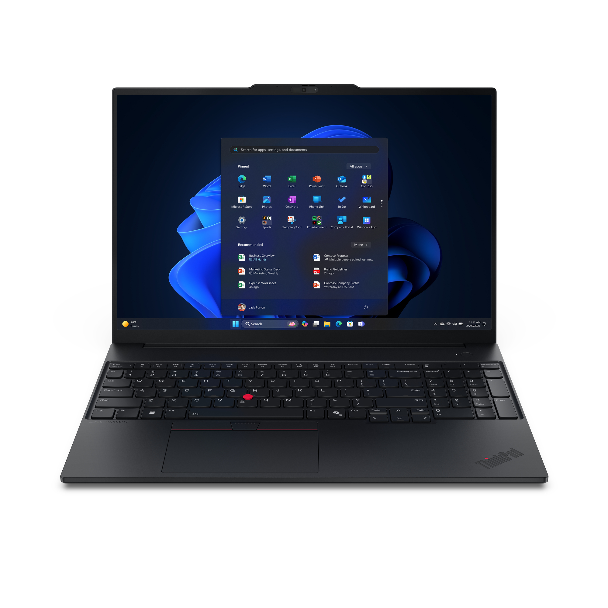 LENOVO ThinkPad E16 G3 Intel Core Ultra 5 226V LNL 16inch WUXGA 300n 16GB 512GB UMA W11P 3yCI Co2 Copilot+
