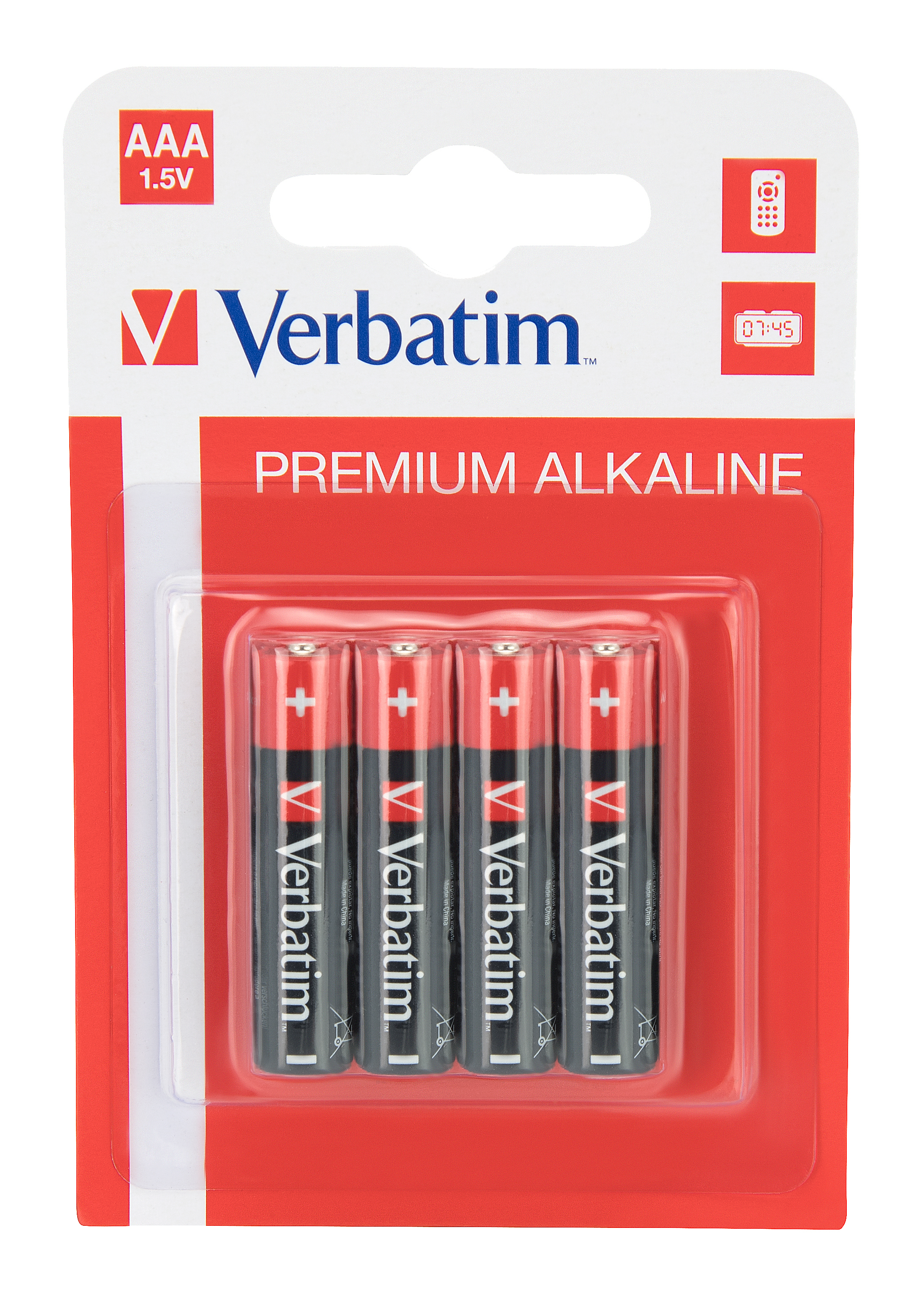 Verbatim batteri - 4 x AAA - Alkalisk
