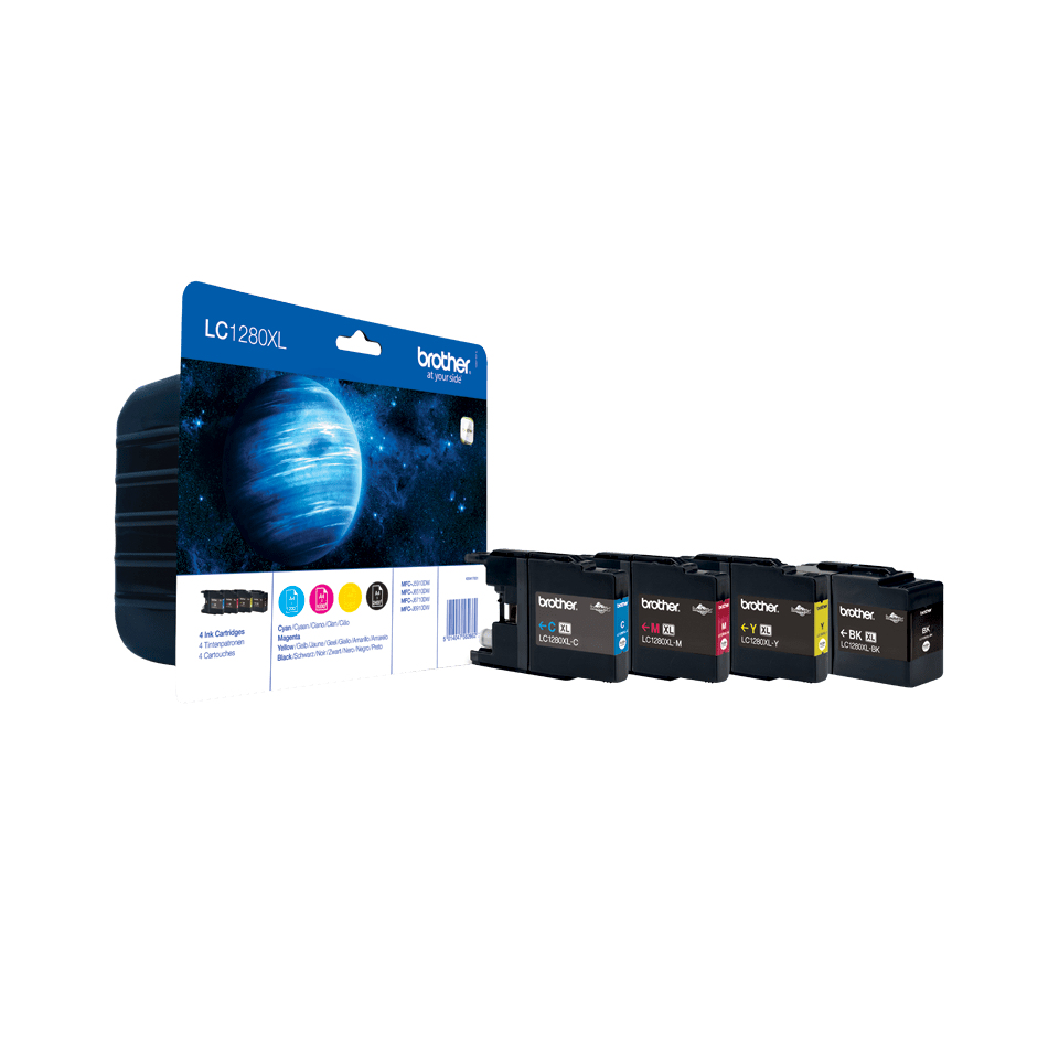 Brother LC1280XL Value Pack - 4 pakker