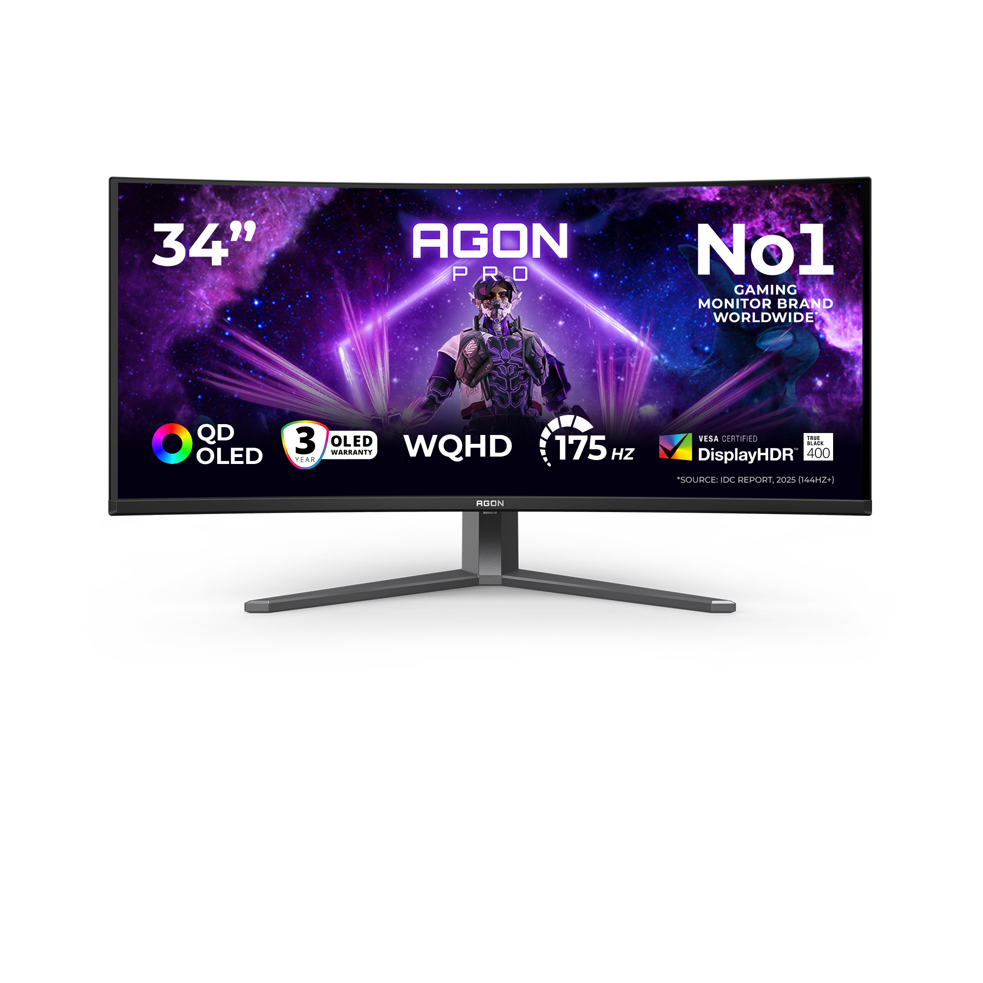 AOC AGON PRO AG346UCD skærm - 34" - 0,