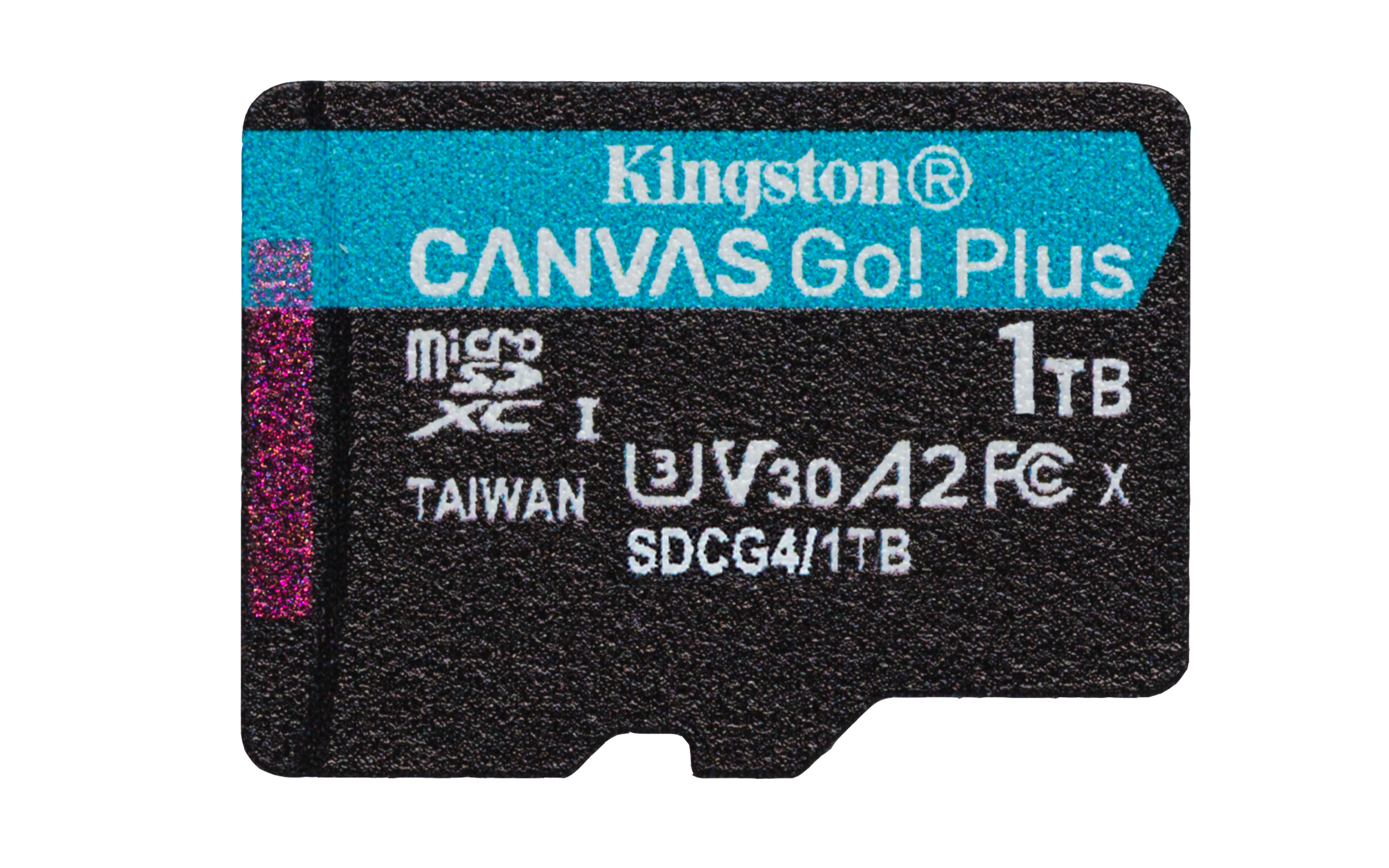 KINGSTON 1TB microSDXC Canvas Go Plus Gen4 200R A2 U3 Single Pack w/o ADP