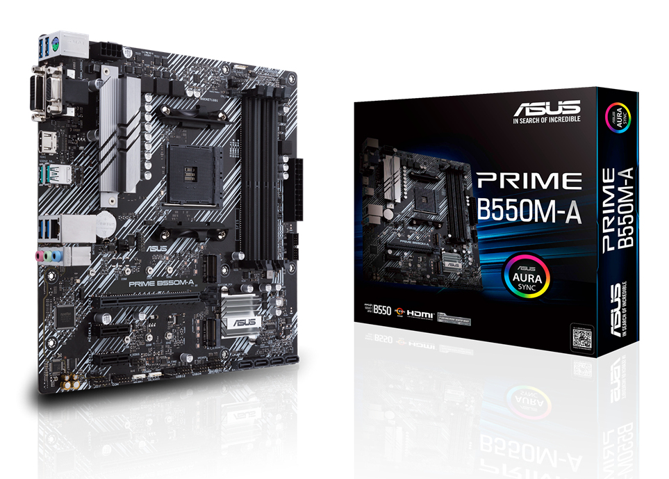 ASUS PRIME B550M-A Micro-ATX AM4 AMD B550