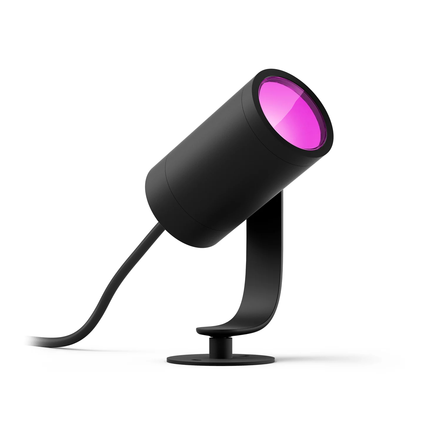 Philips Hue White & Color Ambiance Lily Spot 1 flg. Basis Schwarz 640lm
