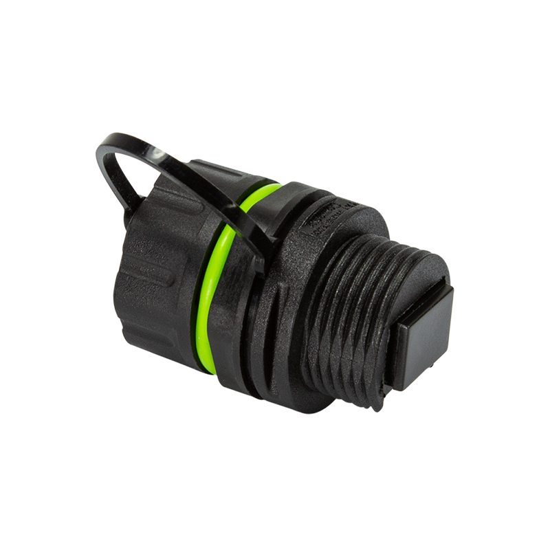 Outdoor fiber optic Simplex SC connector with dust cap