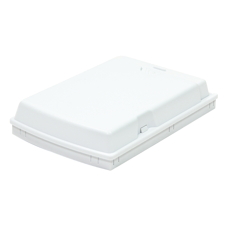 FTTH termination box, 2 ports, white