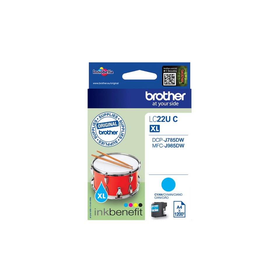 Brother LCLC22UC - XL - cyan - origina