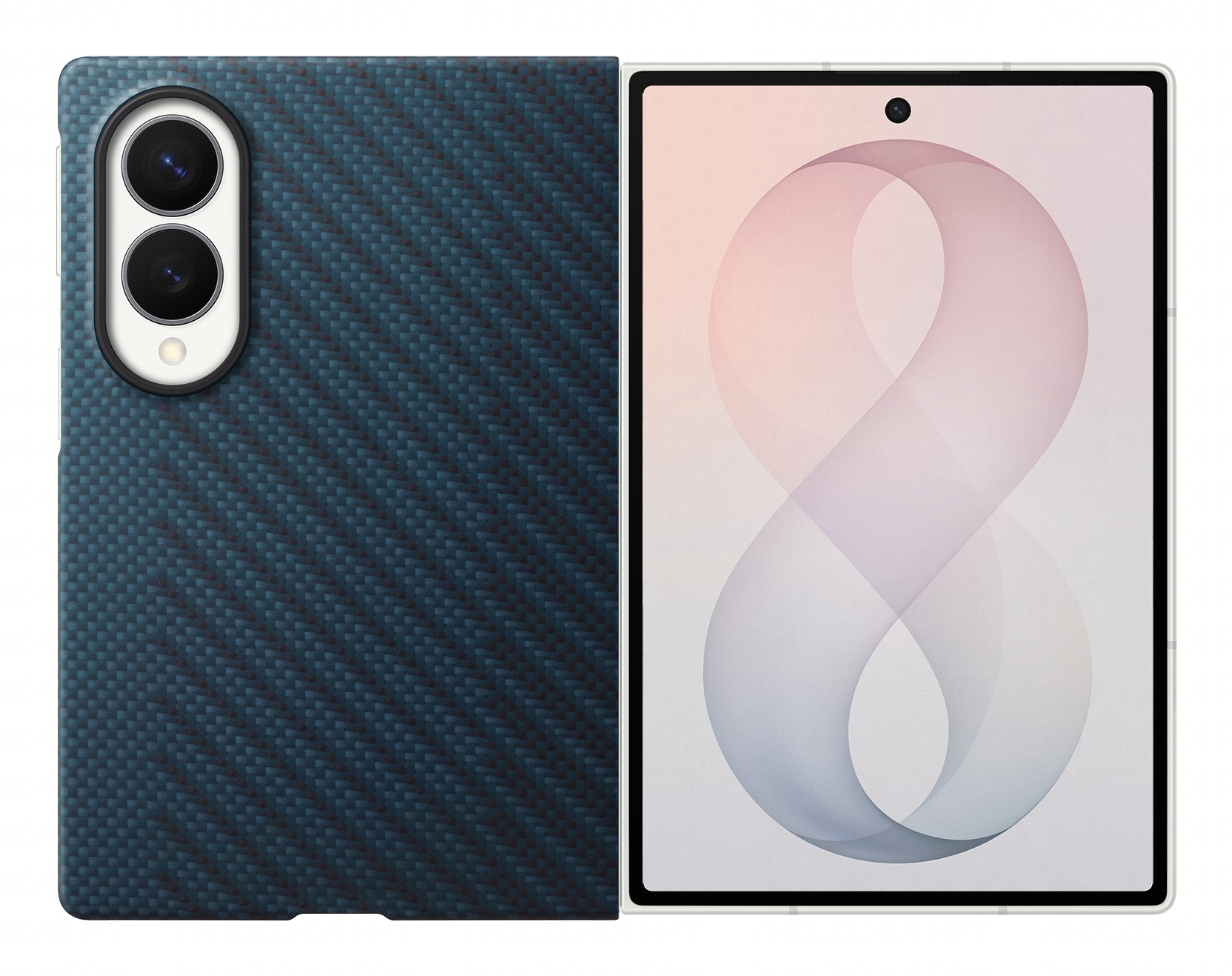 Samsung Carbon Magnet Case fr Galaxy Fold8, navy