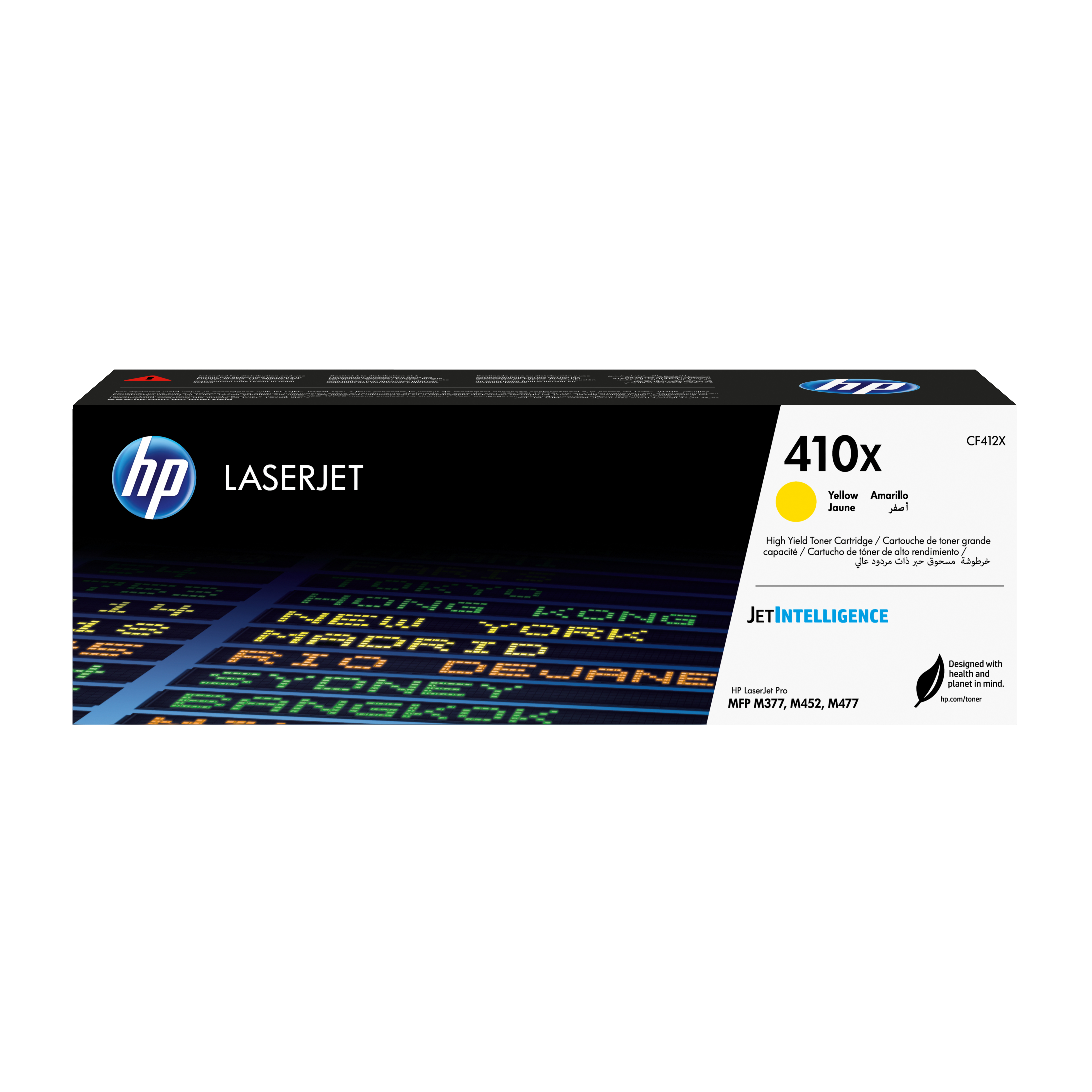 HP 410X - Højtydende - gul - original