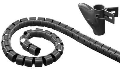 MicroConnect Cable Eater 2.5 meter Black 20mm, With Tool