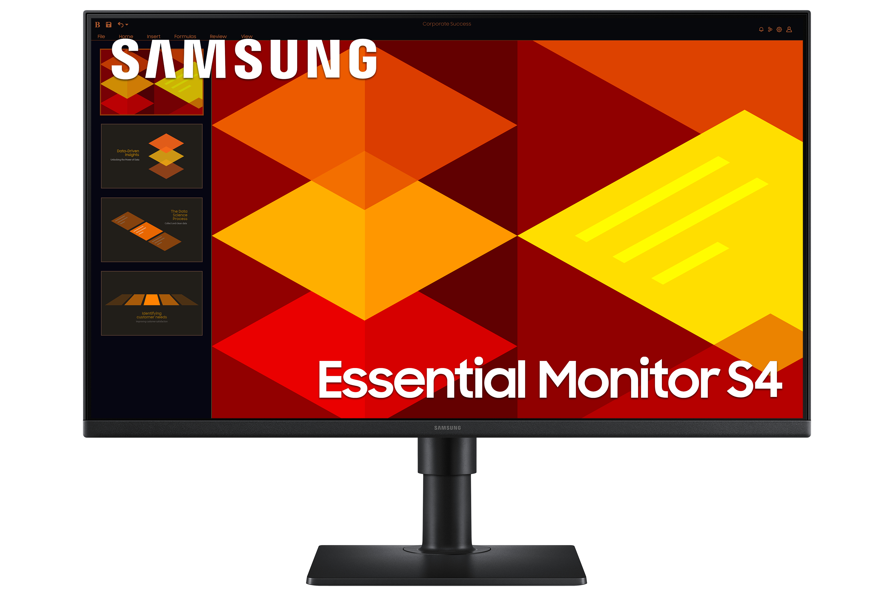 SAMSUNG S27D402G 27inch Bezelless 16:9 1920x1080 IPS 5ms HAS/Swivel/Pivot/Tilt HDMIx2/DP USB hub HDMI + DP cable in the box