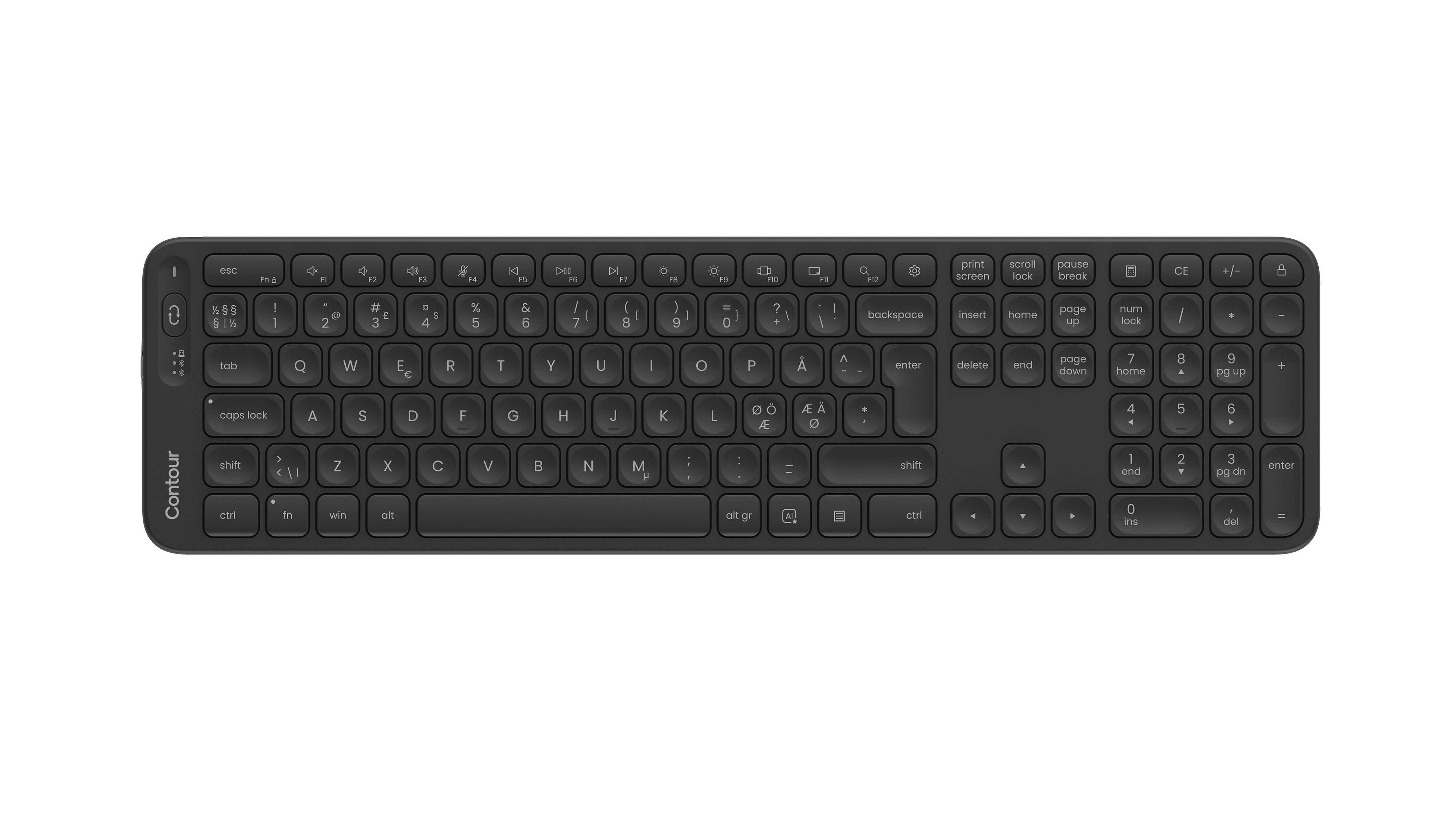 Contour Balance Tastatur Saks Trådløs Pan Nordic