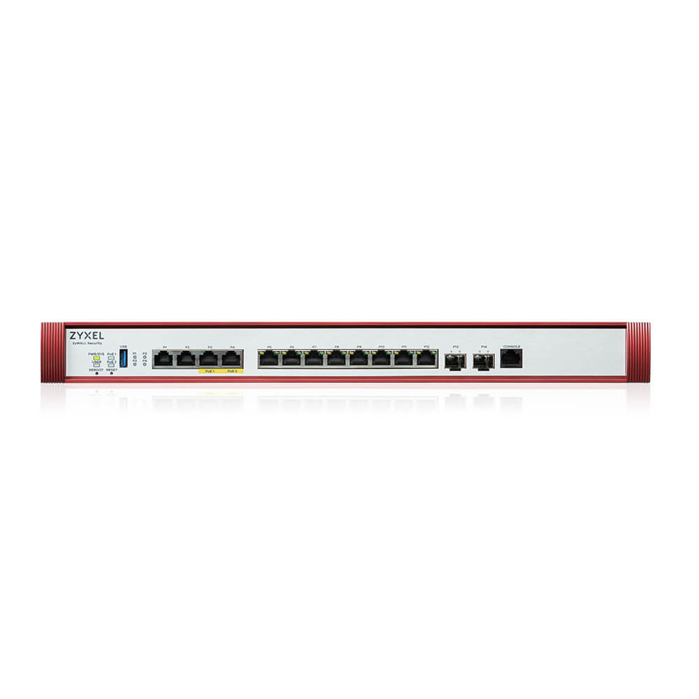 ZYXEL USG FLEX700 H Series User-definable ports with 2x2.5G 2x10G PoE+ & 8x1G 2xSFP+ 1xUSB device only
