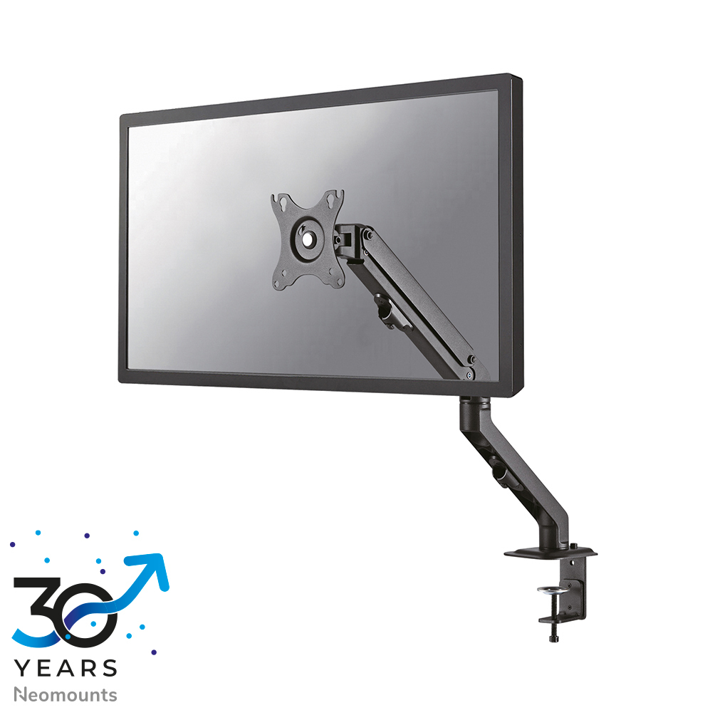 Neomounts FPMA-D650BLACK, Single  Monitor Arm. Display size  17"- 27", Max. 7 kg, VESA 75x75 - 100x100, Black monitor desk mount,
