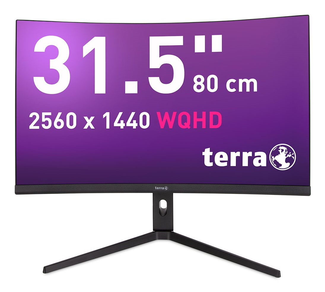 TERRA LCD/LED 3285W HA black CURVED US