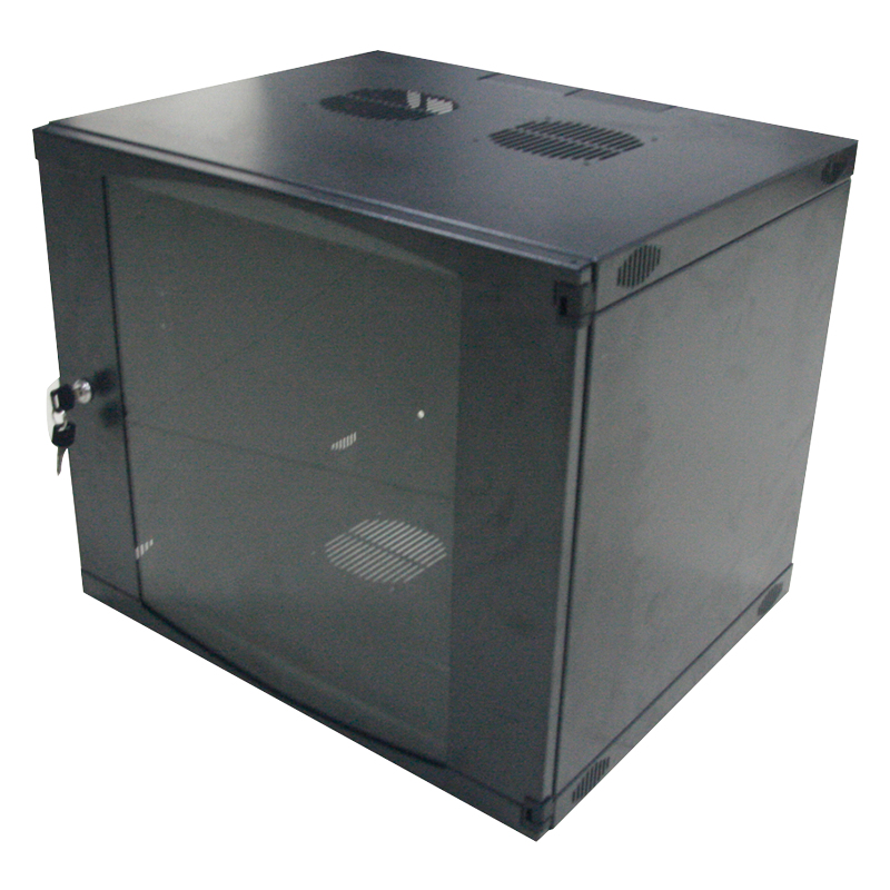 Logilink 19" Wallmount Single Section Box 09U, Flat Pack, black