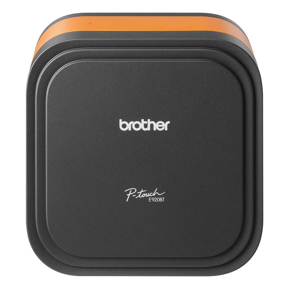 BROTHER PT-E920BT Professional Bluetooth Cube Label Printer designed for building industry users labels up to 36 mm wide