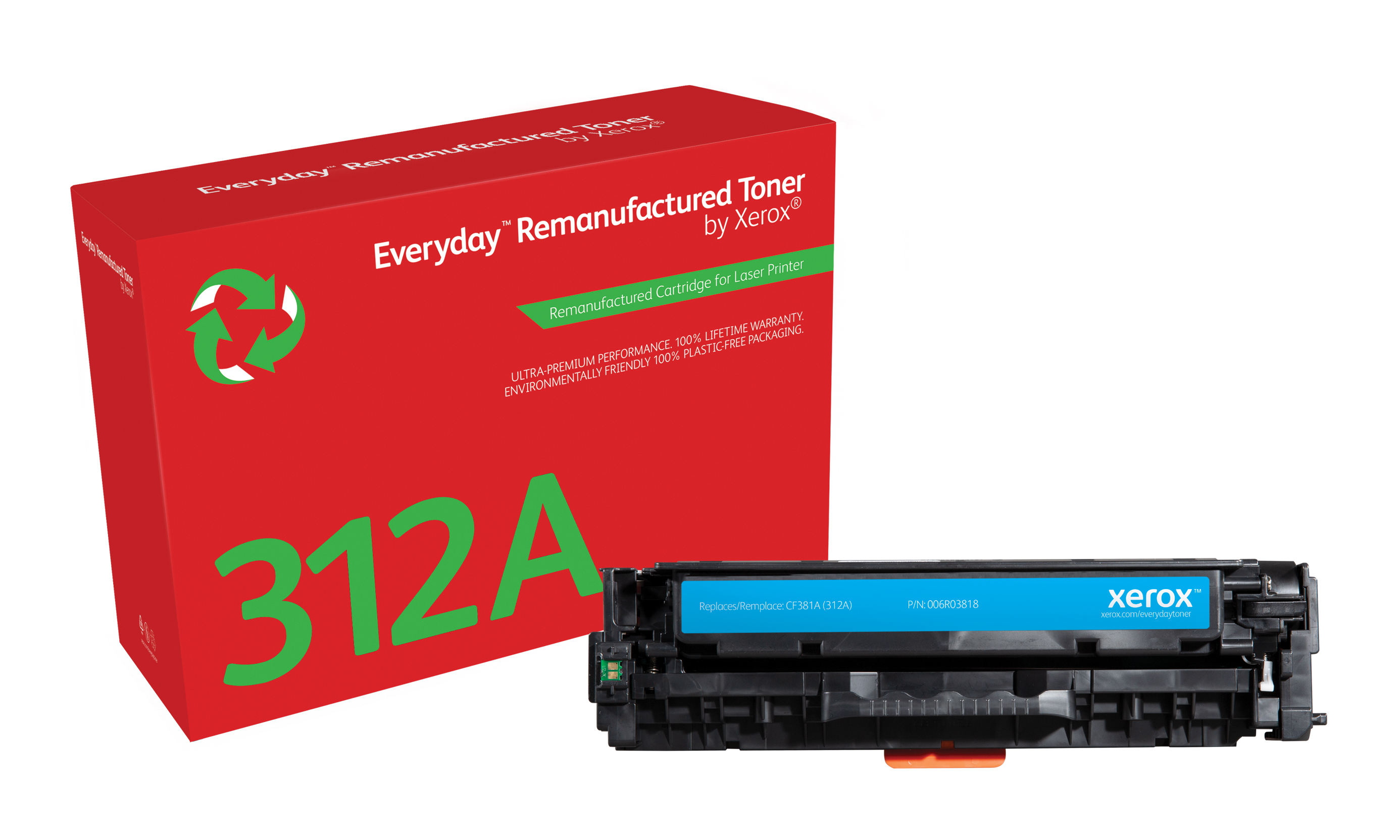 Xerox Everyday Toner 006R03818 Cyan alternativ zu HP Toner 312A CF381A
