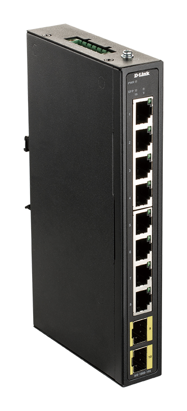 D-Link DIS 100G-10S - switch - 8 porte
