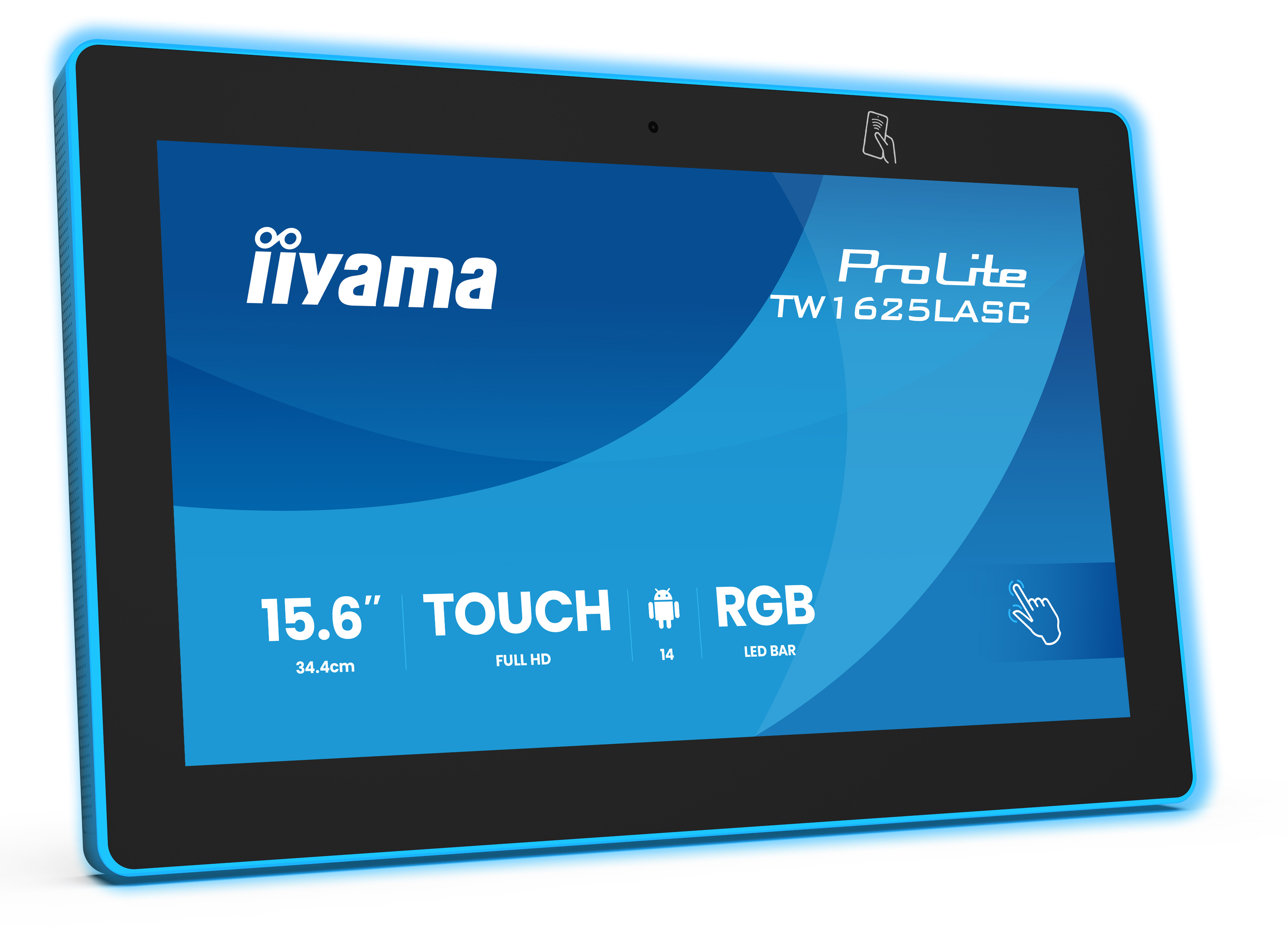 IIYAMA 34.4cm (15,6") TW1625LASC-B3PNR 16:9 M-Touch IPS