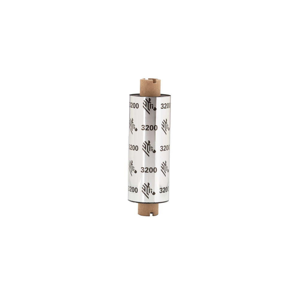 Zebra 3200 Premium Wax/Resin - Black - 64 mm x 74 m (03200GS06407)
