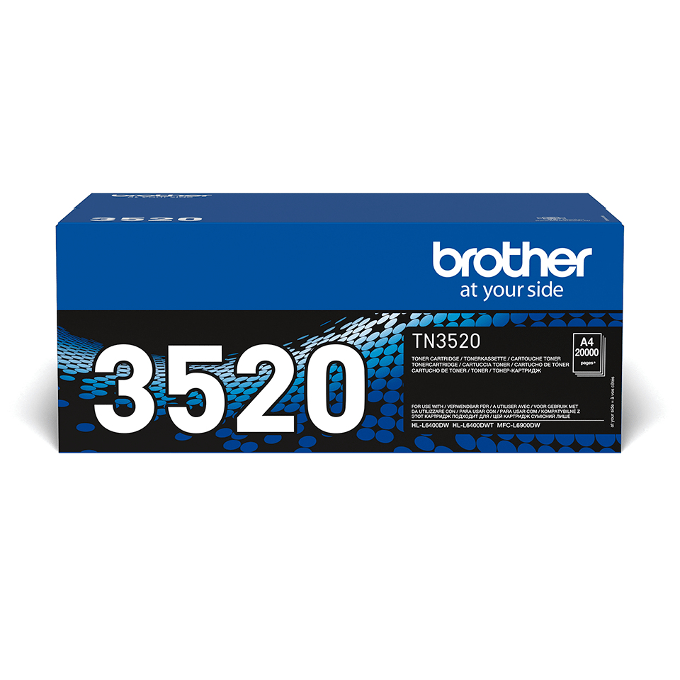 Brother Toner TN-3520 Schwarz bis zu 20.000 Seiten nach ISO 19752
