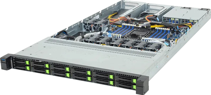 Barebone Server GigaByte R164-SG5-AAV1 Rack Server 1U Single Sockel LGA-4710