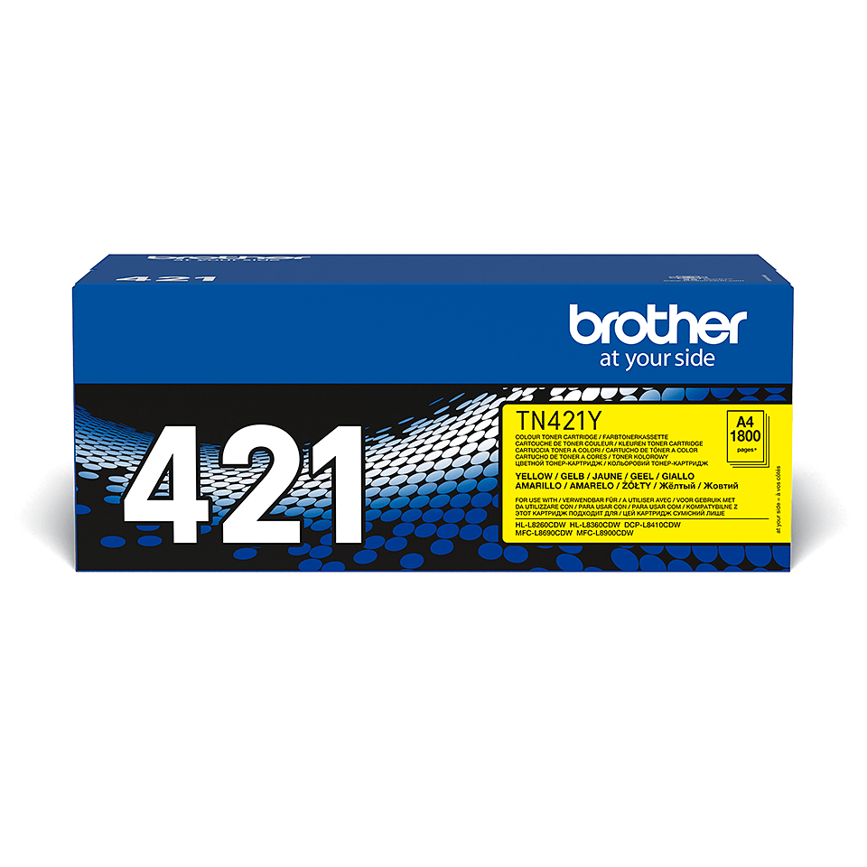 Brother Toner TN-421Y | 1800Sider | Gul