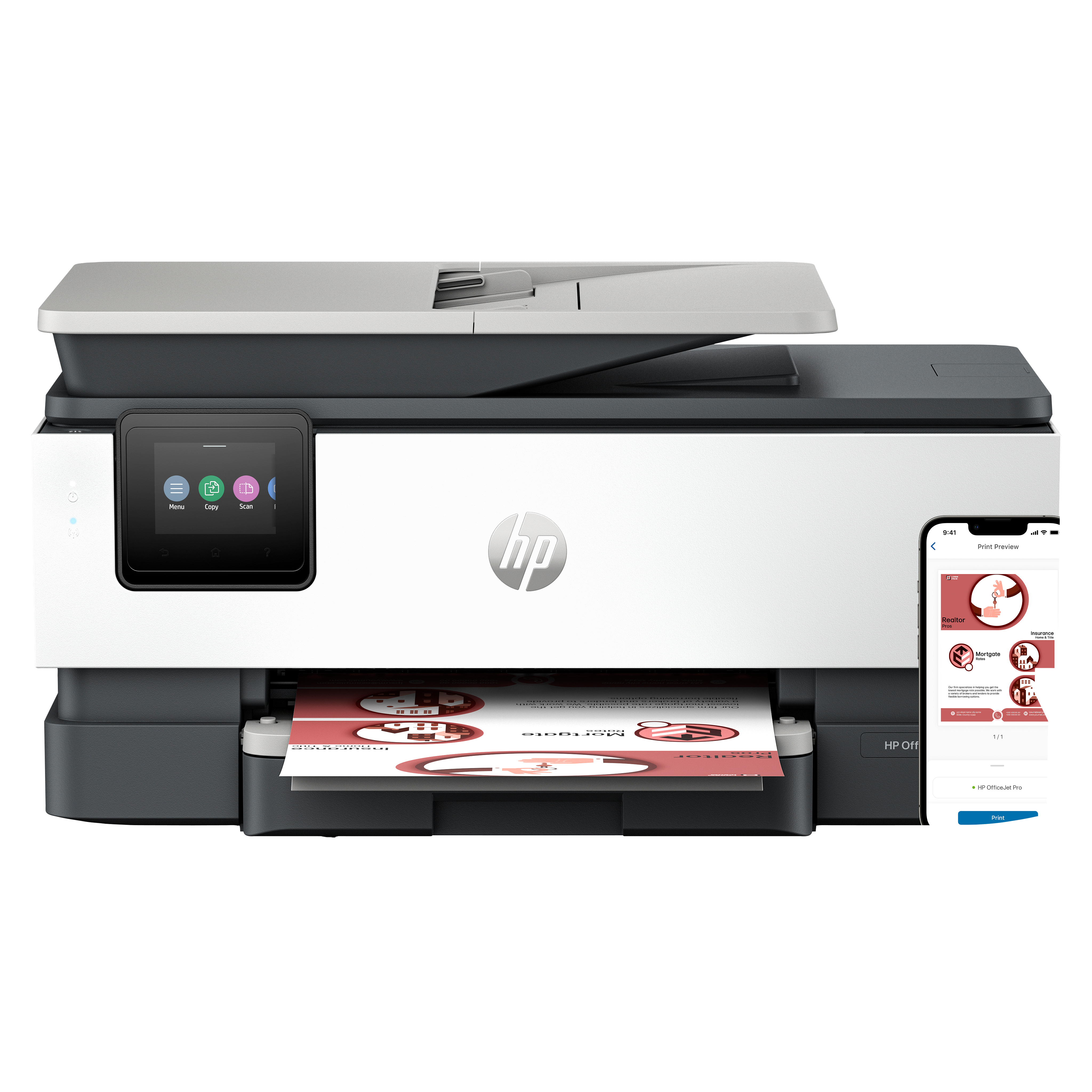 HP OfficeJet Pro 8132e Tinte-Multifunktionsdrucker 4in1 HP+ A4 LAN WiFi ADF Duplex