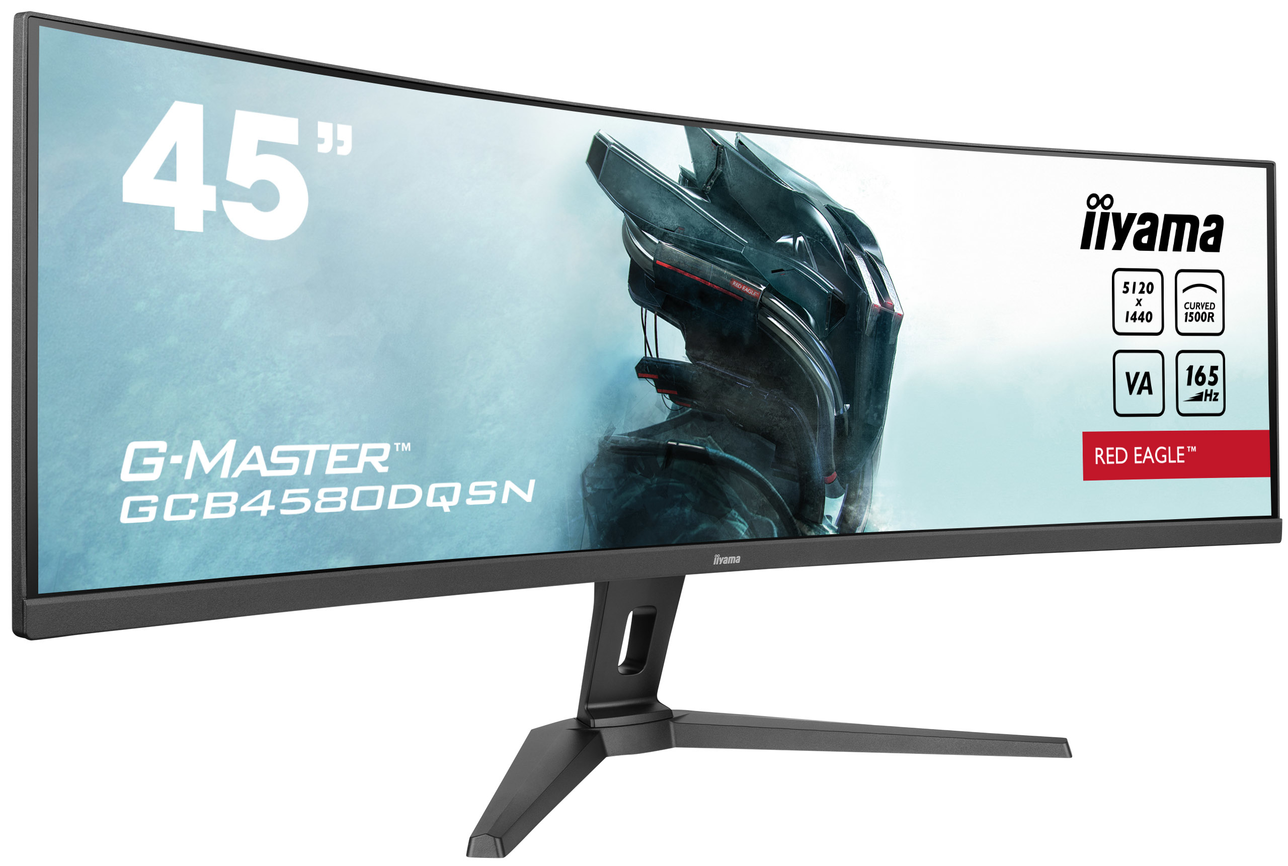 iiyama G-MASTER Red Eagle GCB4580DQSN-B1 44.5 VA 5120 x 1440 (UltraWide) HDMI DisplayPort USB-C 165Hz