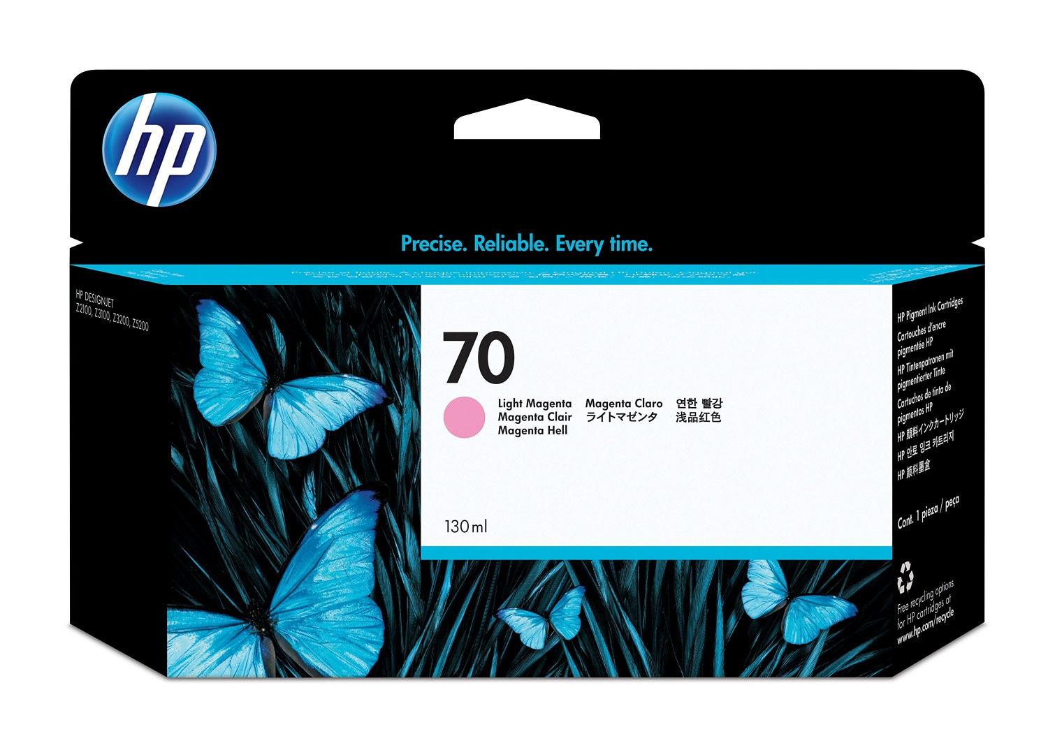 HP 70 - lys magenta - original - Desig