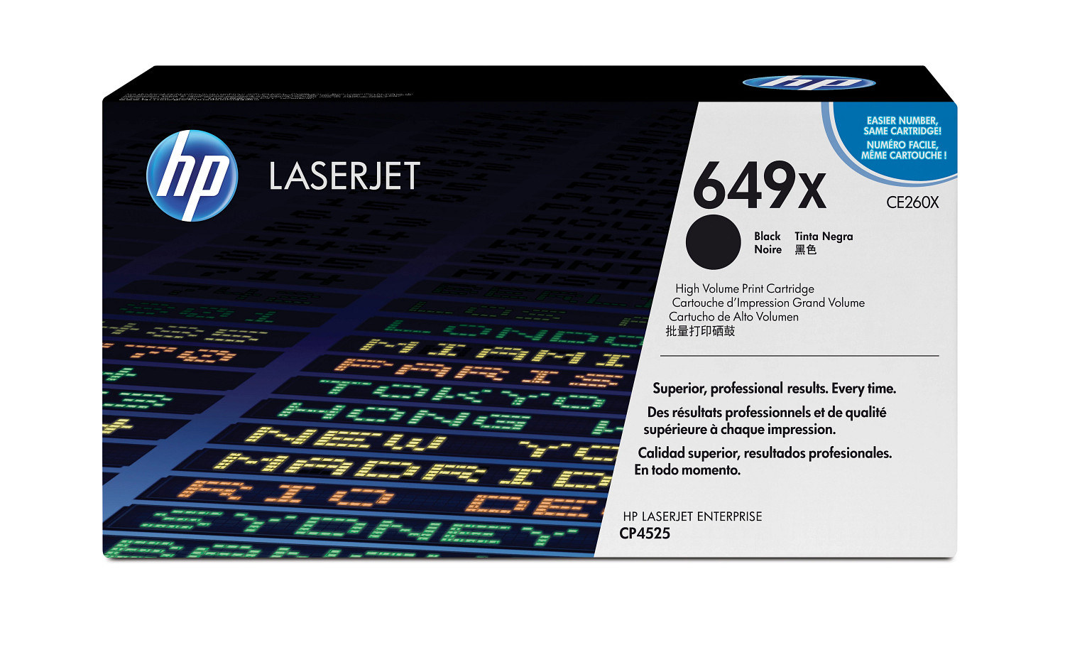 HP 649X Sort 17000 sider Toner CE260X