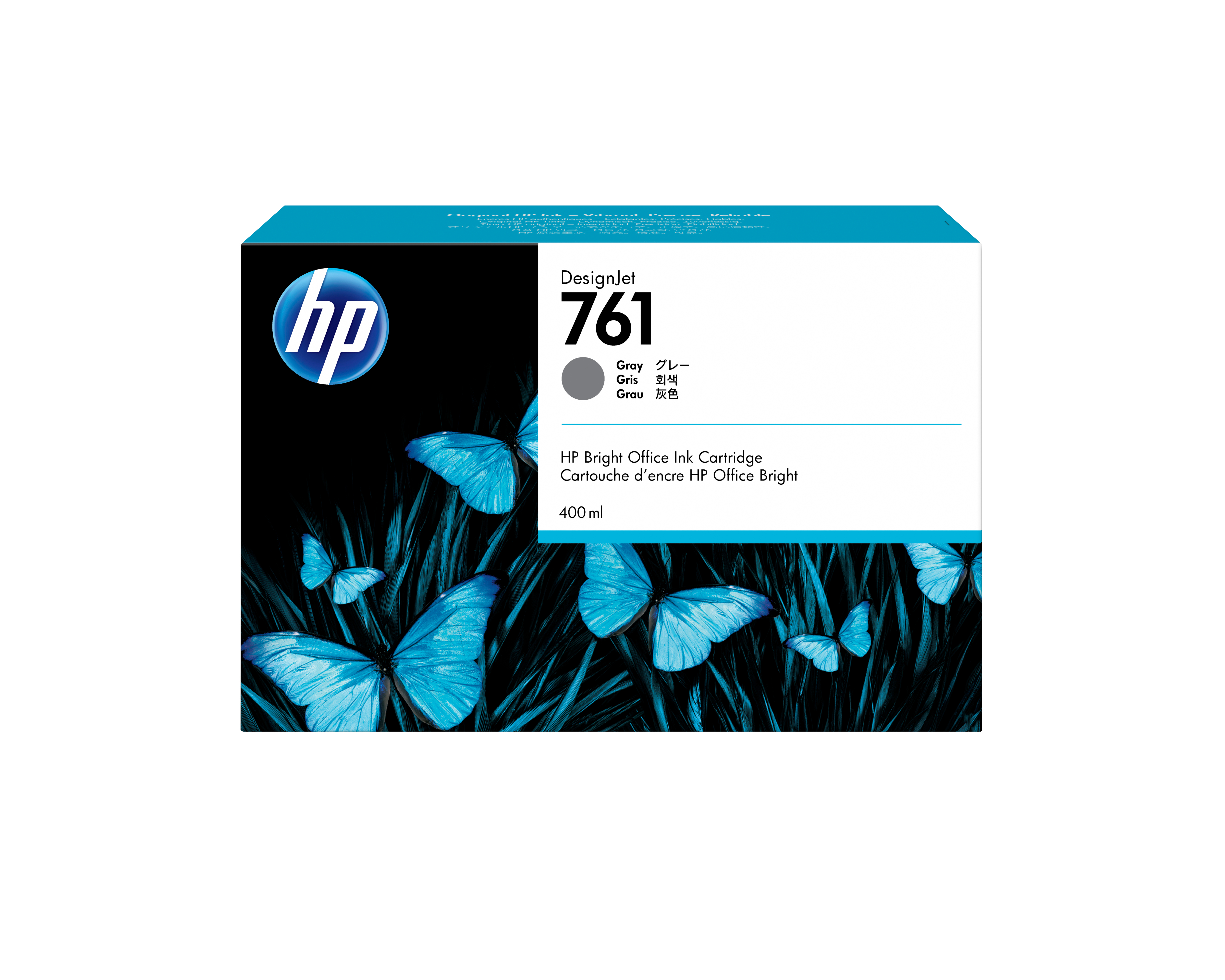 HP 761 Original Tinte grau Standardkapazitt 400ml 1er-Pack