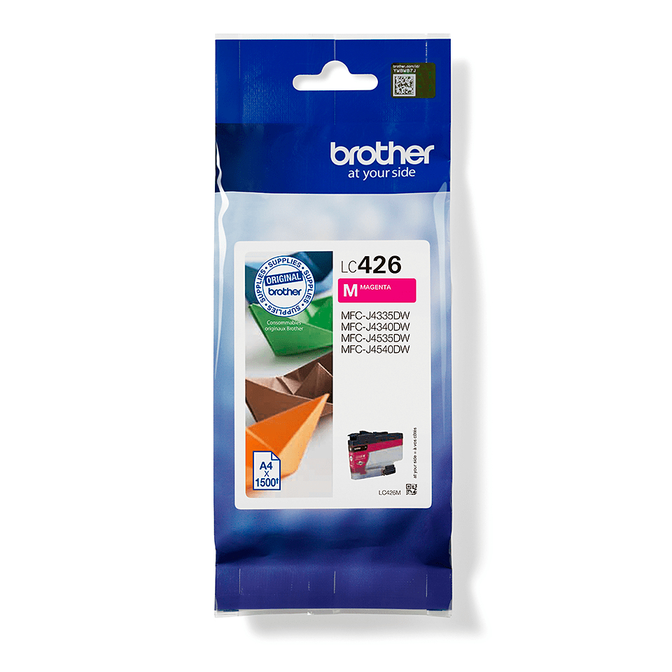 Brother LC 426M Magenta 1500 sider Blæk