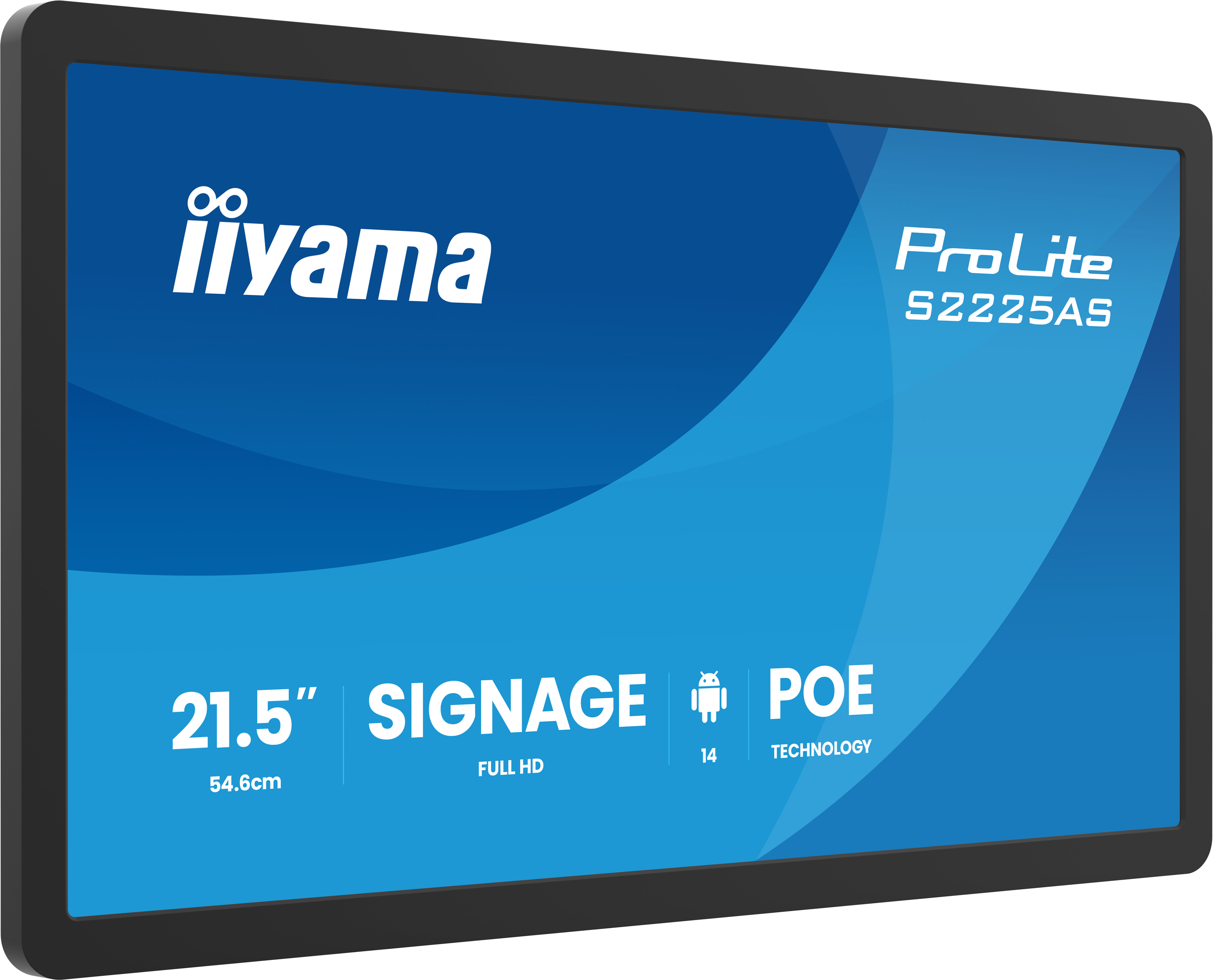 iiyama 54,6m (21,5") S2225AS-B1P 16:9 USB-C IPS