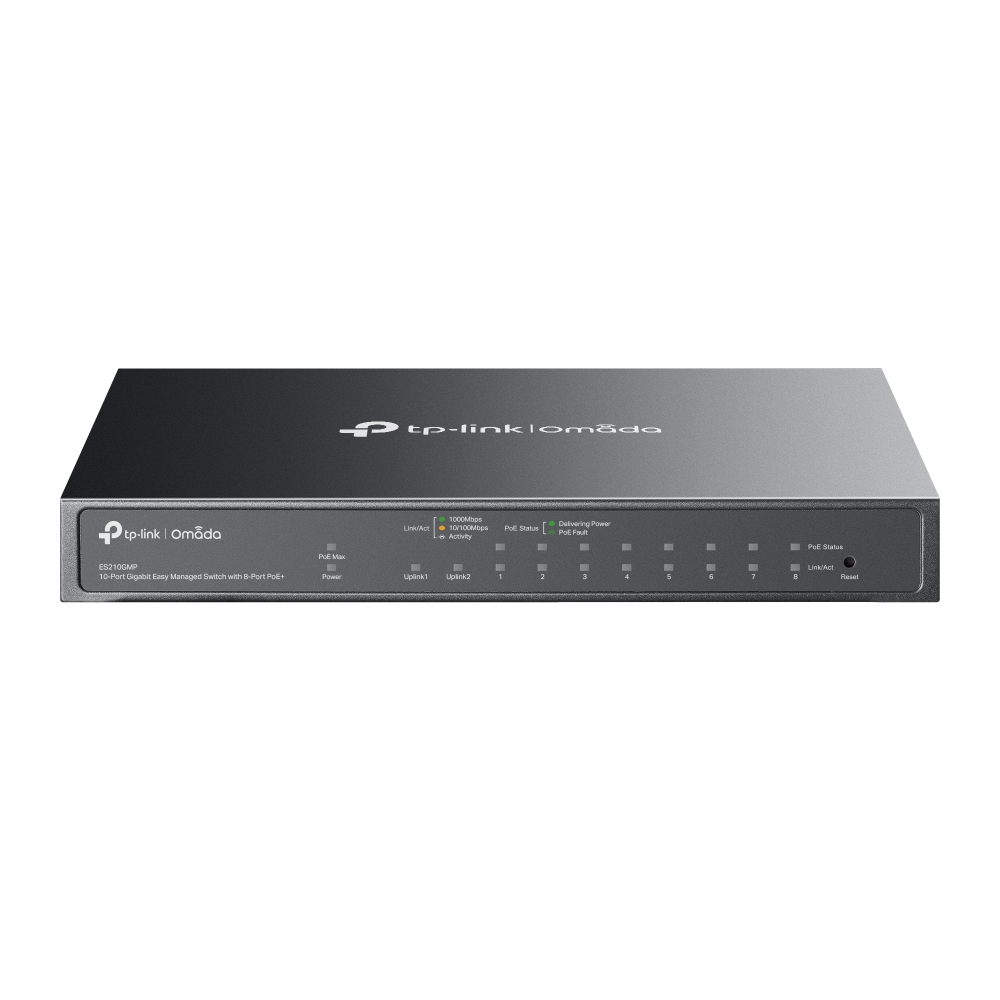TP-Link Omada Switch 8x GE ES210GMP 8-Port PoE+