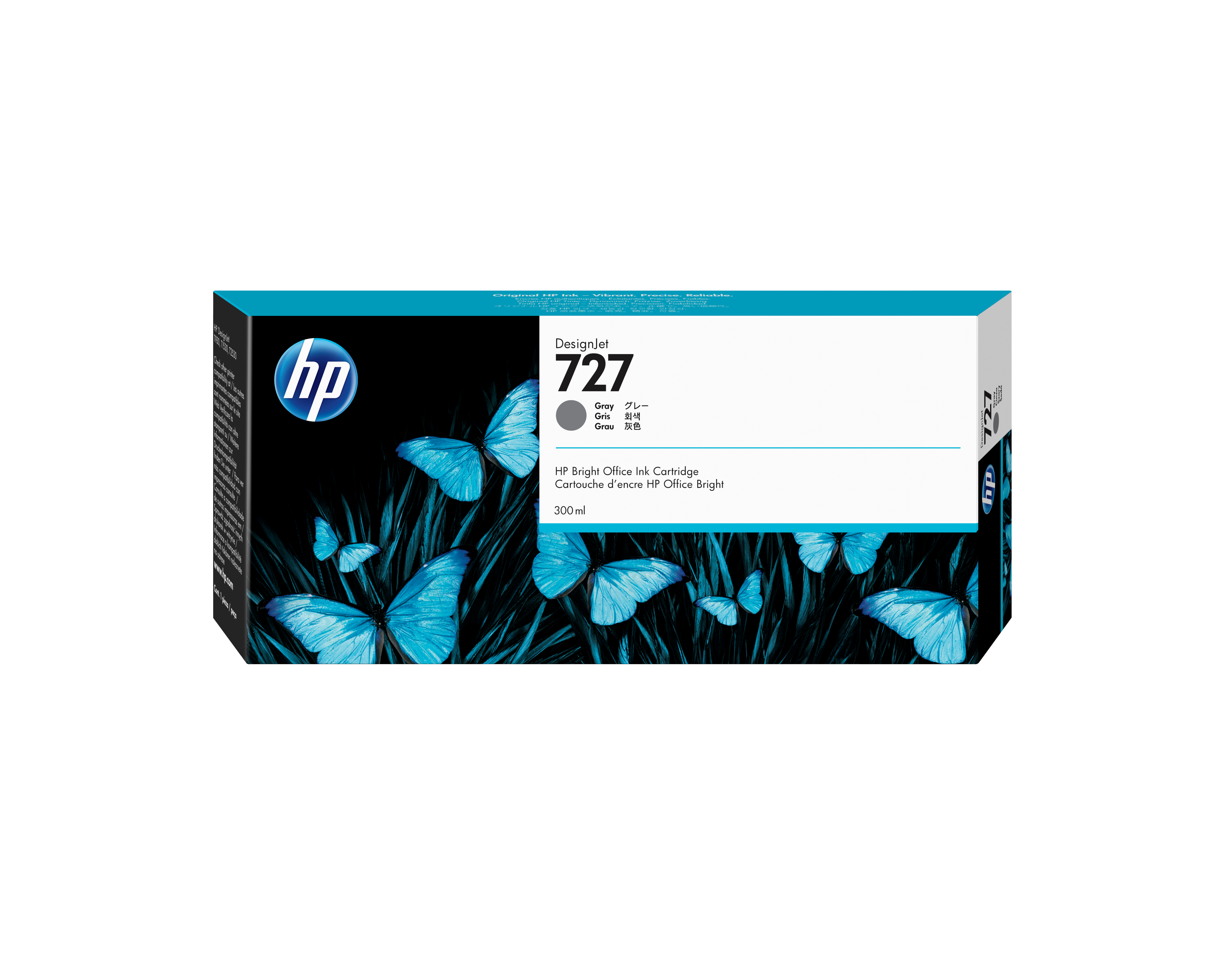 HP 727 - høj kapacitet - grå - origina