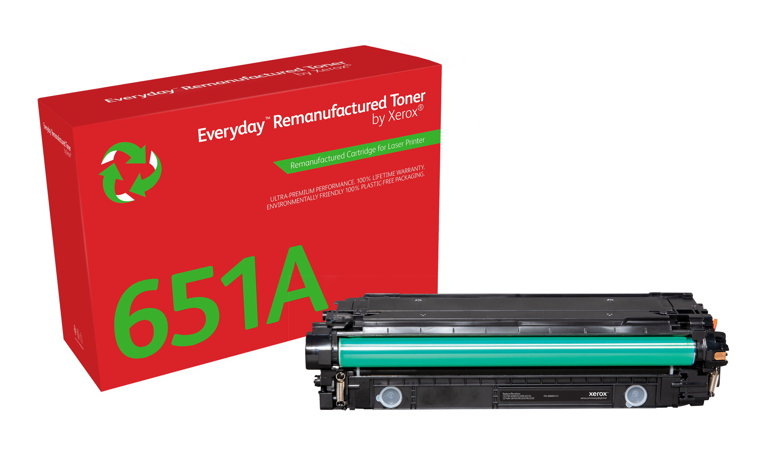 Xerox Everyday Toner 006R04147 Schwarz alternativ zu für HP Toner 651A / 650A / 307A CE340A/CE270A/CE740A