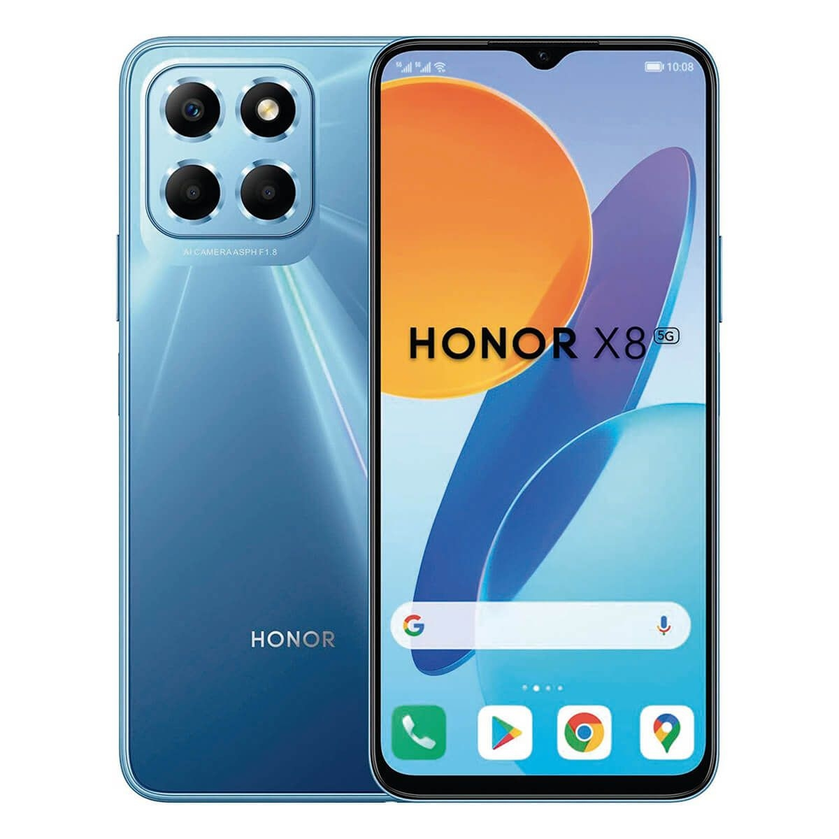 Huawei Honor X8 5G Smartphone - 6GB/128GB Blå
