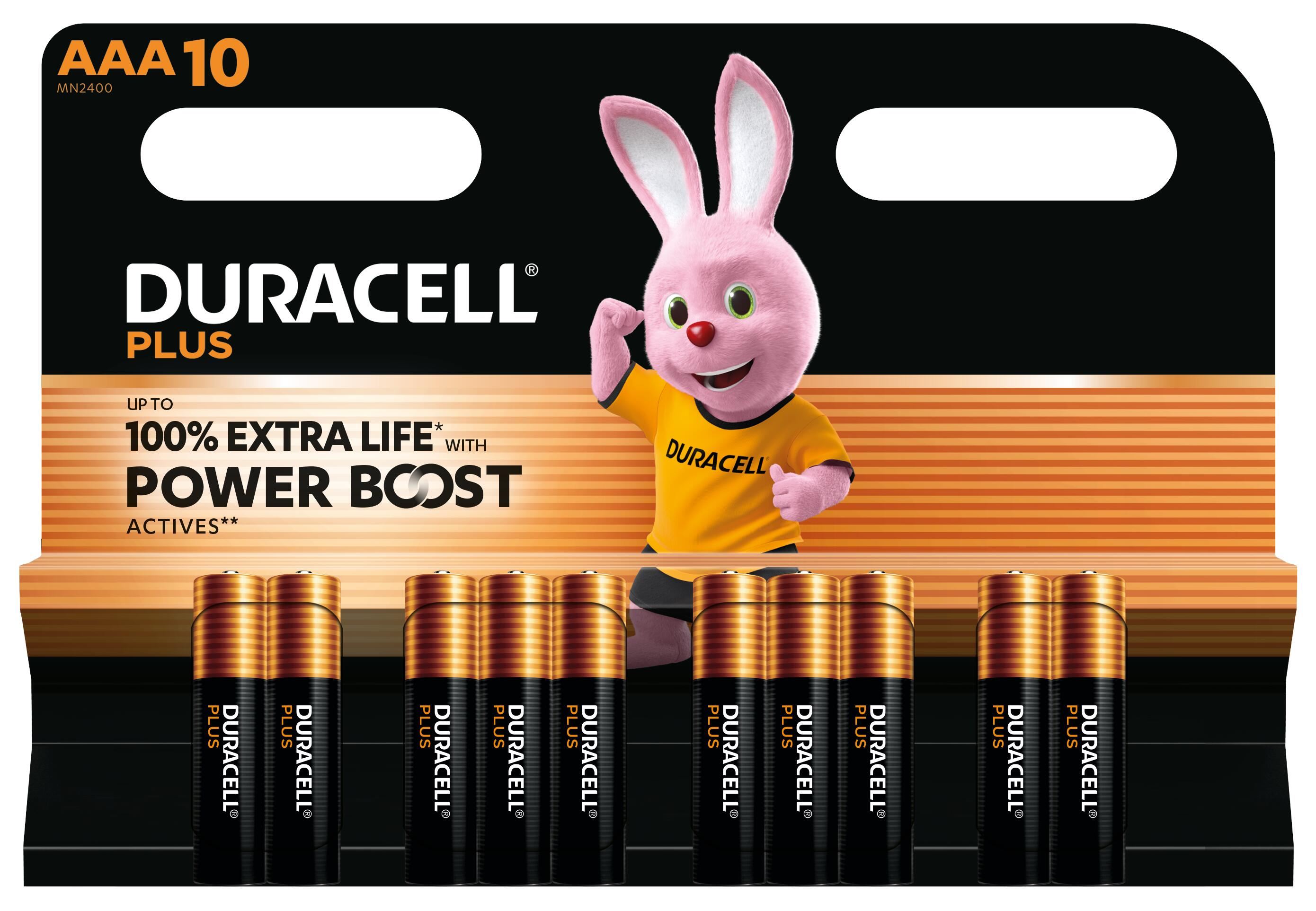 Duracell Plus Engangsbatteri AAA Alkal