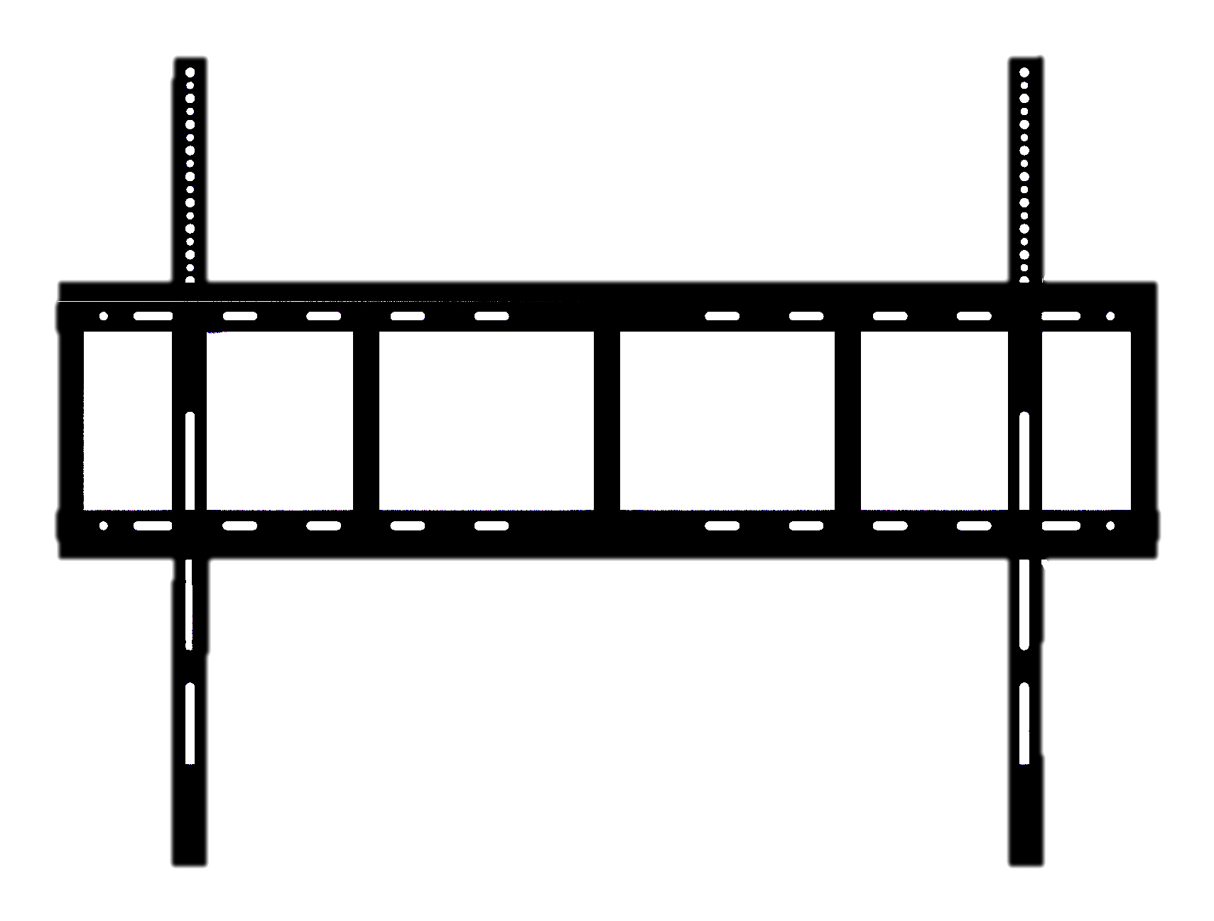 Yealink Mb-Wallmount-860 2.18 M (86") Black