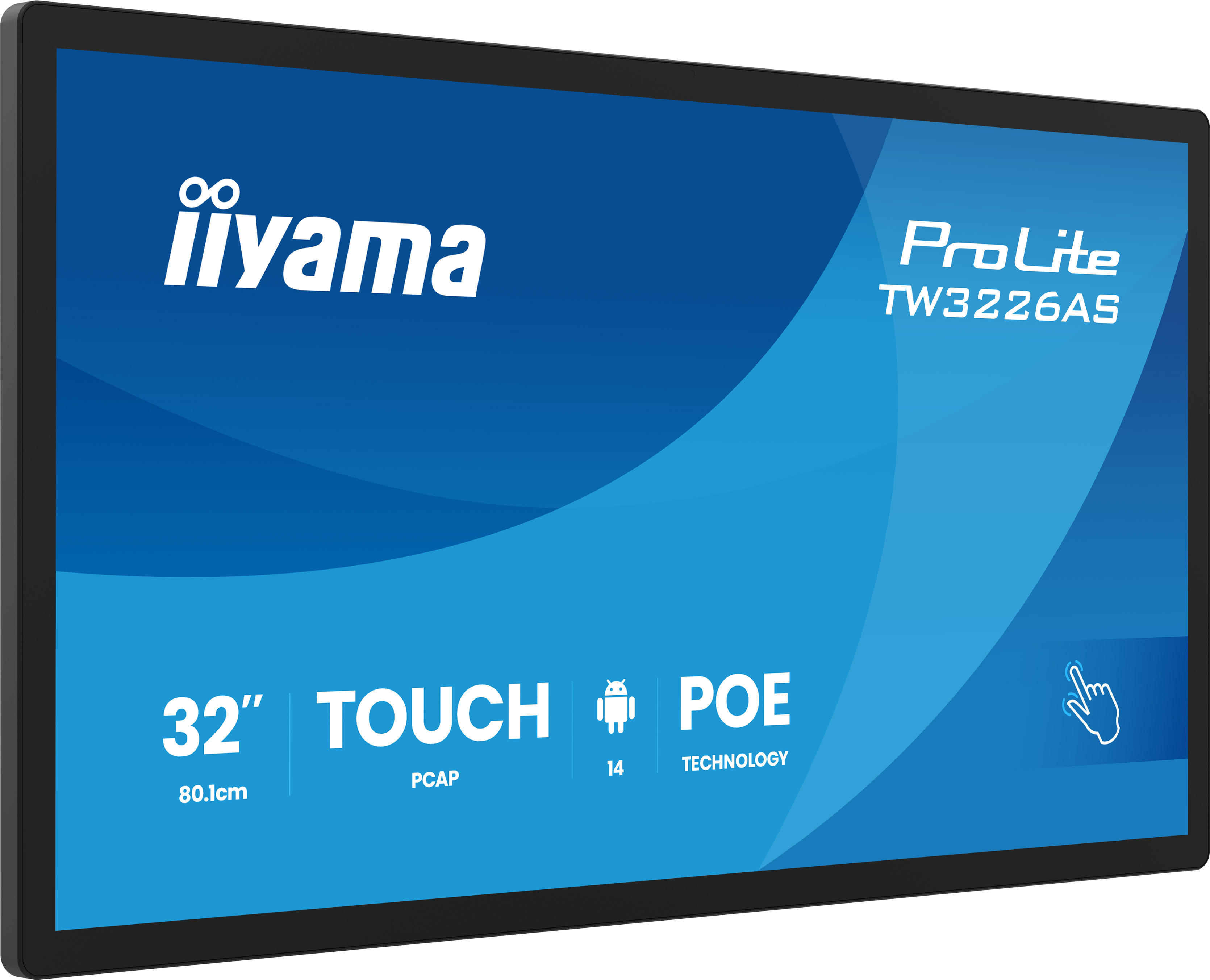 iiyama ProLite TW3226AS-B3P Berøringspanel PC RK3576 4GB 32GB ARM Mali-G52 MC3 Android 14
