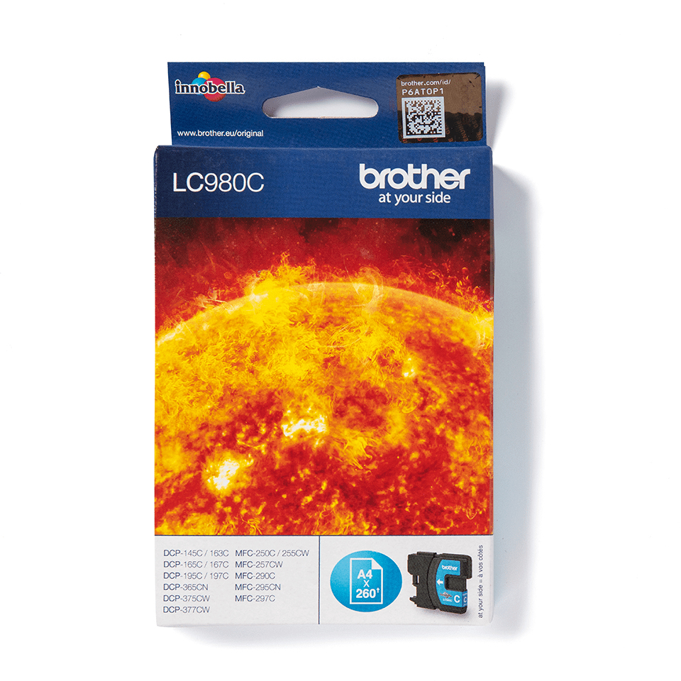 BROTHER LC980C ink cyan for DCP-145C DCP-165C