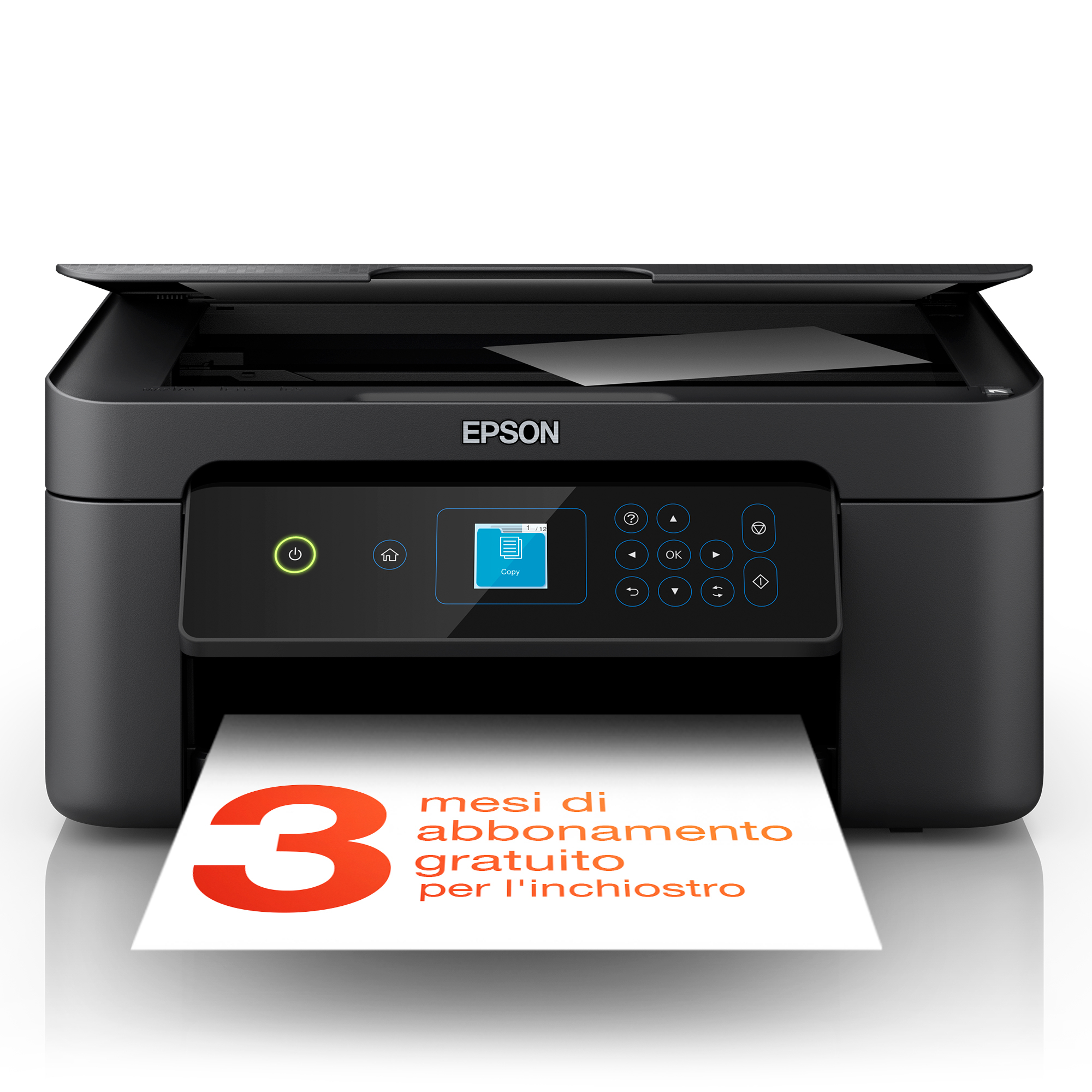 EPSON Expression Home XP-3205 MFP colour inkjet A4 10ppm Print 100sheets USB Wi-Fi Black