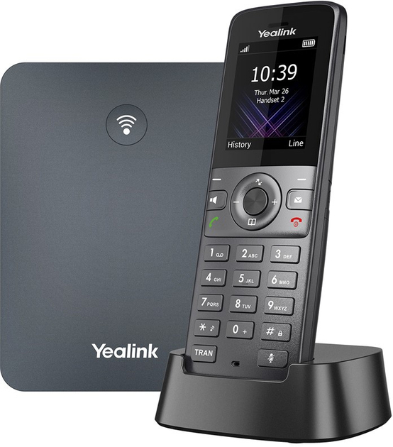 Yealink W74P - ledningsfri VoIP telefo