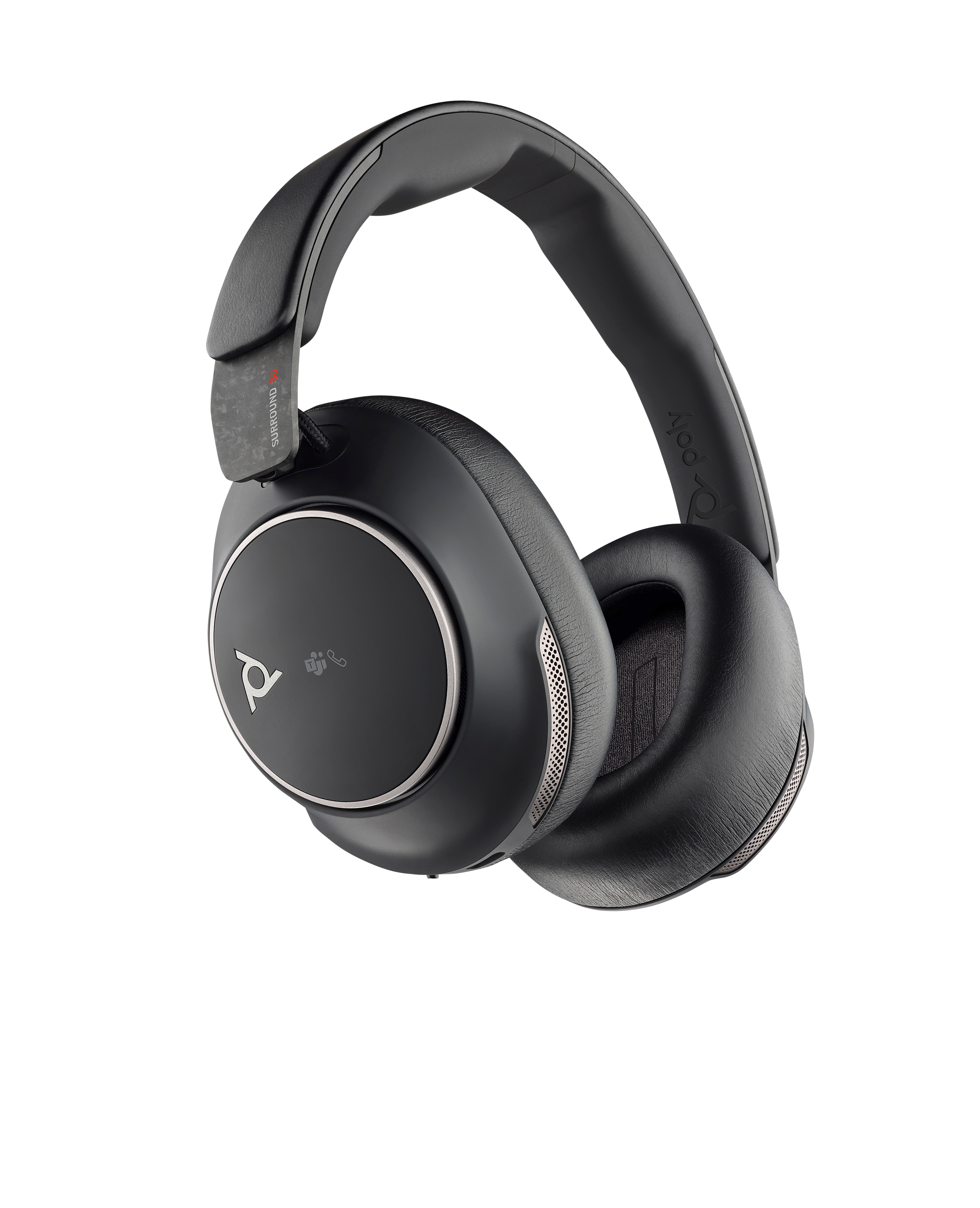 HP Poly Voyager Surround 80 UC Trådløs Høretelefoner Sort