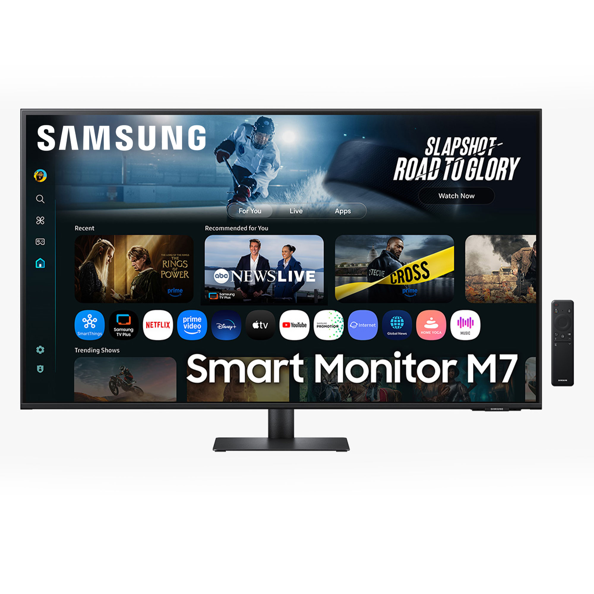 109,2 cm (43") 3840 x 2160 Pixel SAMSUNG LS43FM702UUXEN 16:9 4K Ultra HD VA 4 ms 60 Hz HDR HDMI USB-Hub VESA Speaker