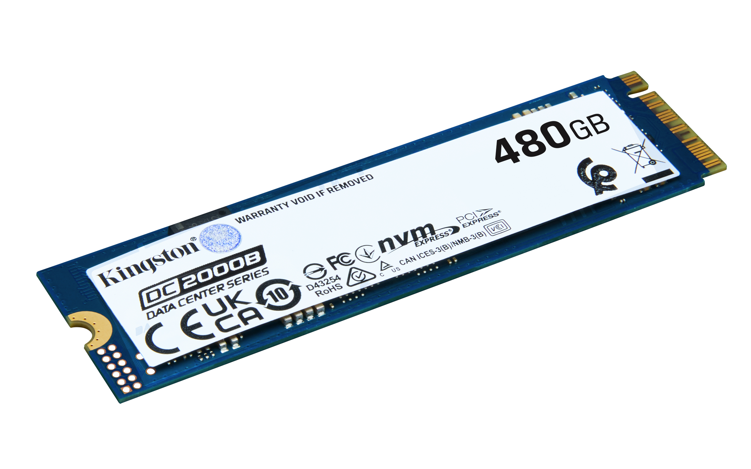 KINGSTON 480GB DC2000B PCIe 4.0 M.2 2280 Enterprise SSD