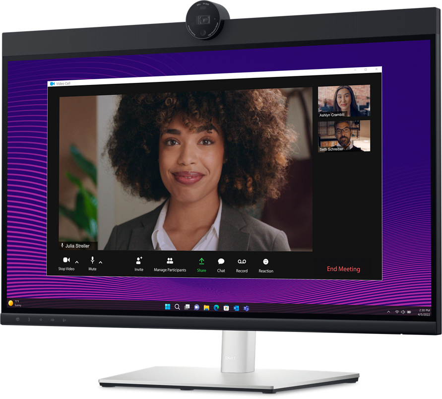 DELL 27 Video Conferencing Monitor P2724DEB 68.47cm 27inch IPS 2560x1440 60Hz 1000:1 350cd/m2 HDMI DP USB 3.2